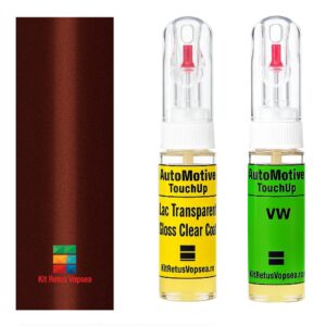 Kit retus vopsea touch-up Volkswagen Santana VW90006 (Vermelho Monterrey), VW90006, 171, RY, VWSA9006, 3126
