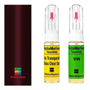 Kit retus vopsea touch-up Volkswagen Santana VW90025 (Vermelho Cardeal), VW90025, 189, VWSA9025, 3581