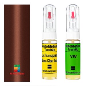 Kit retus vopsea touch-up Volkswagen Santana VW91099 (Vermelho Cobre), VW91099, 150, RB, VWSA9199, 3137