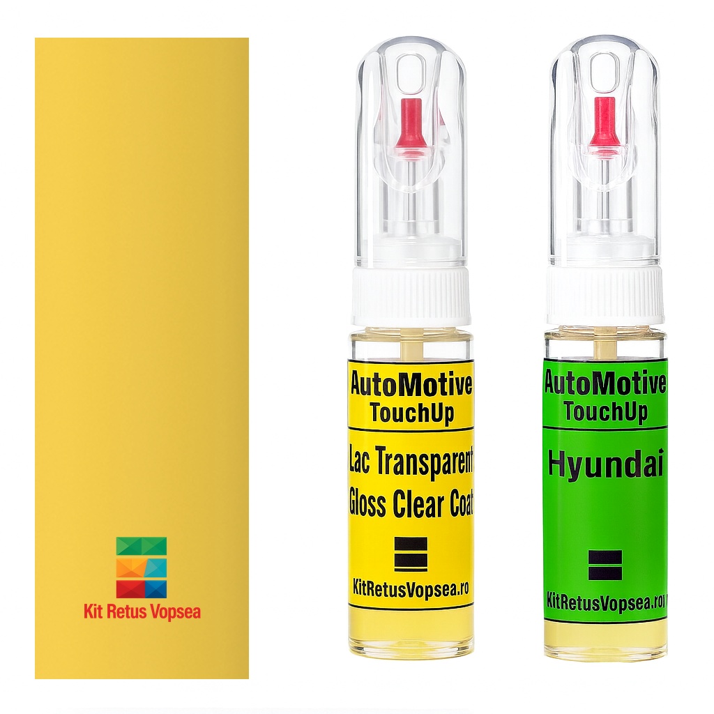 Kit retus vopsea touch-up Hyundai Santro HY1002 (Tweety Yellow), HY1002, GB, VV, INDHY1002