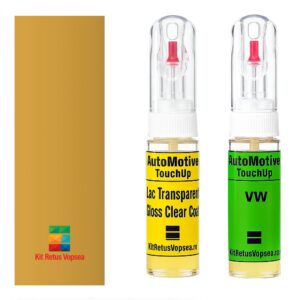 Kit retus vopsea touch-up Volkswagen Saveiro VW10015 (Amarelo Solar), VW10015, 209, 6054, 6W6W, CC, I1F, L6054, VWSA1015, 3130
