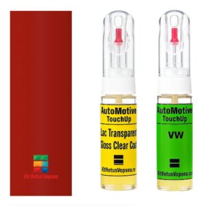 Kit retus vopsea touch-up Volkswagen Saveiro VW30054 (Vermelho Coral), VW30054, C4C4, I3K, LI3K, VWSA3054