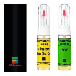 Kit retus vopsea touch-up Volkswagen Saveiro VW40002 (Preto Universal), VW40002, 201, 29, L41, 1C, 41, A1, A1A1, VWSA4002