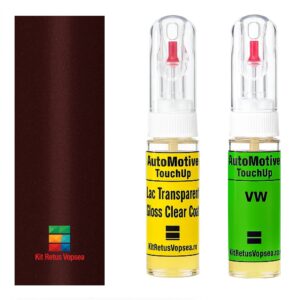 Kit retus vopsea touch-up Volkswagen Saveiro VW92040 (Vermelho Sirah), VW92040, 9G, 9G9G, I3R, SR