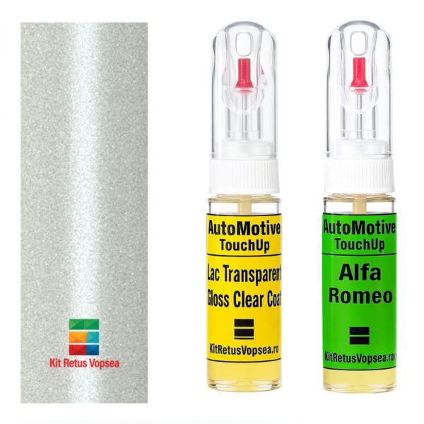 Kit retus vopsea touch-up Alfa Romeo Stelvio AR248:15 (Mineral White), AR248:15, 248, 248/B, 4SA, PWP, VR-248/B, 944104