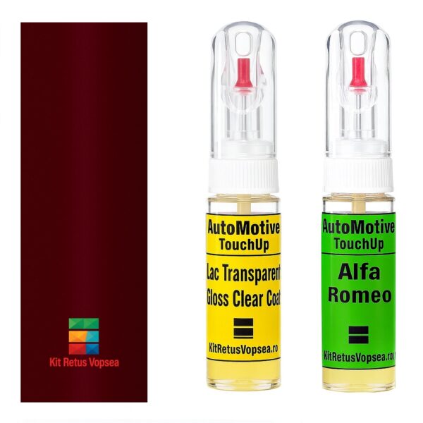 Kit retus vopsea touch-up Alfa Romeo Stelvio AR438:21 (Rosso Villa D’ Este), AR438:21, 438/B, 438