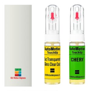 Kit retus vopsea touch-up Chery Tiggo 4 SCR4005 (Lunar White), SCR4005, BR