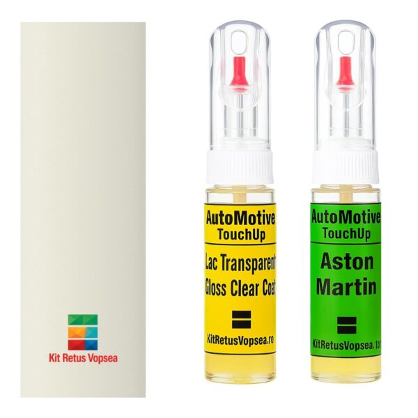 Kit retus vopsea touch-up Aston Martin Vantage AM4270 (Malham White) ,AM4270, 1158