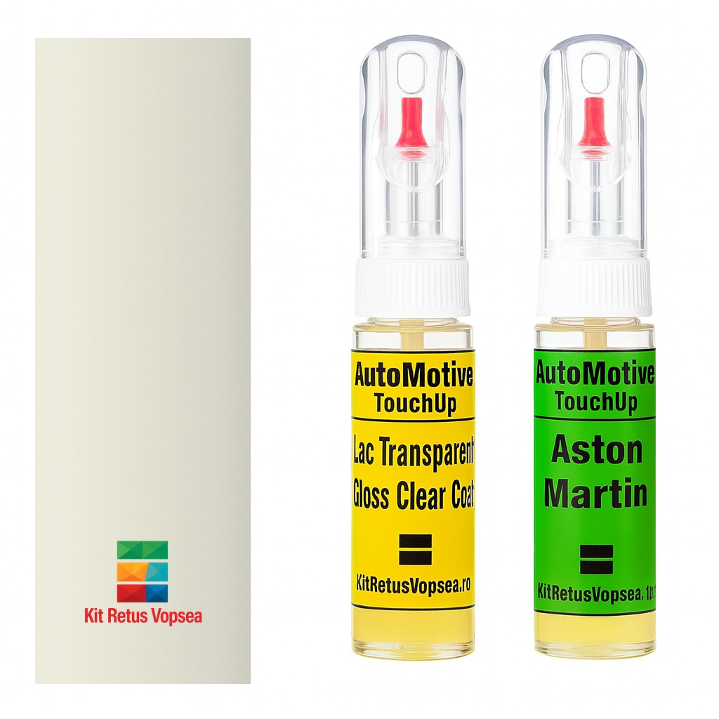 Kit retus vopsea touch-up Aston Martin Vantage AM4270 (Malham White) ,AM4270, 1158