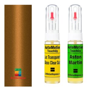 Kit retus vopsea touch-up Aston Martin Vantage Zagato AM9515 (Lindisfarne Gold) ,AM9515