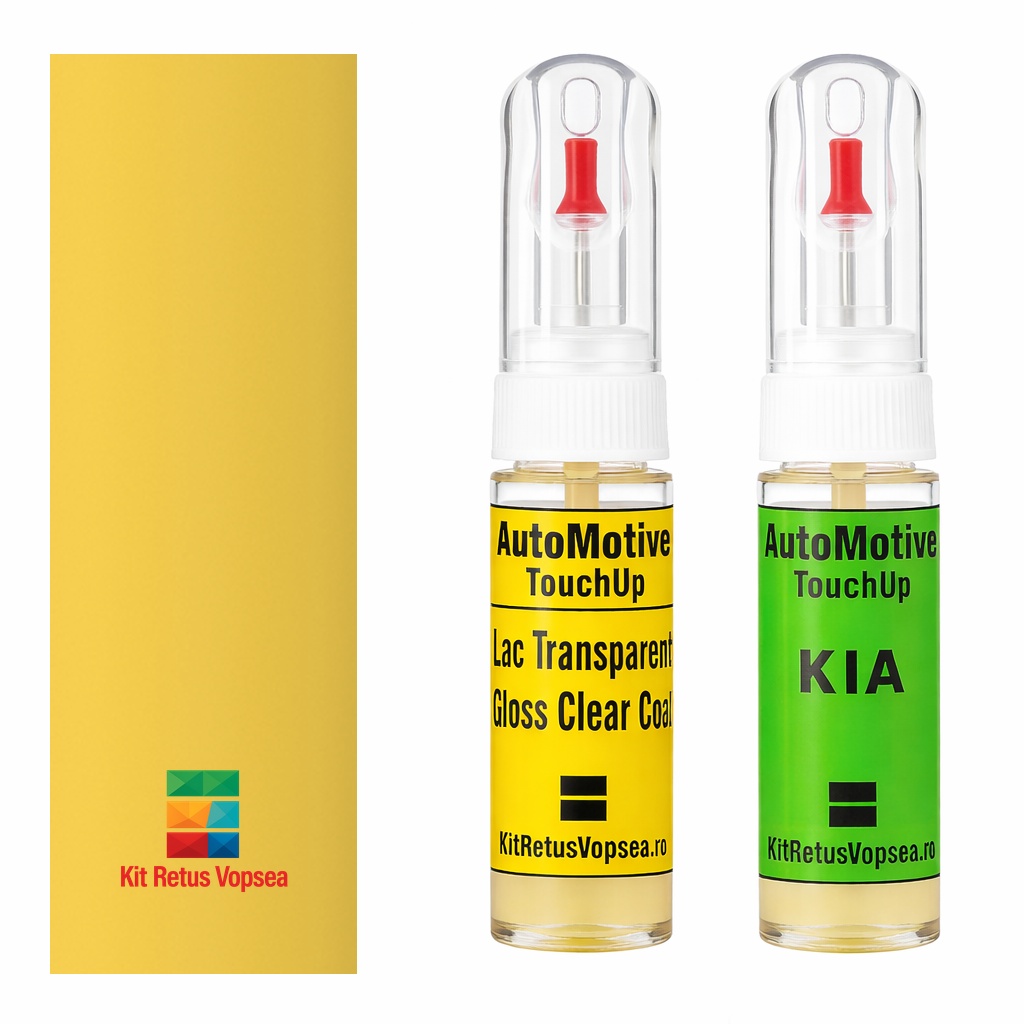 Kit retus vopsea touch-up Kia Visto KIA1006 (Tweety Yellow), KIA1006, VV, ROKKIA1006