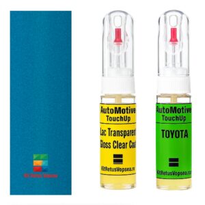 Kit retus vopsea touch-up Toyota Yaris TOY8W9 (Eclectic Blue), TOY8W9, 8W9
