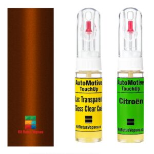 Kit retus vopsea touch-up Citroen e-C4 ACELA (Caramel Brown), ACELA, ELA, M0LA, LA