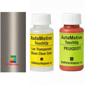 Kit corector vopsea cu pensula Peugeot 106 P9115 (Beige Mayfair), 095281, 790150, P9115, ECN, M0CN, M1CN, 3017