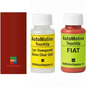 Kit corector vopsea cu pensula Fiat 126 FI140:88 (Rosso Corsa), 087649, FI140:88, 140