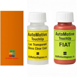 Kit corector vopsea cu pensula Fiat 126 FI511 (Giallo Ambra), FI511, 511
