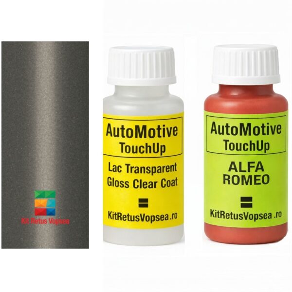 Kit corector vopsea cu pensula Alfa Romeo 159 AR566 (Grigio Travertino), AR566, 566, 566/A, 921540
