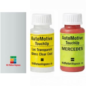 Kit corector vopsea cu pensula Mercedes 190 MB147 (Arktikweiss), 90958, 082767, MB147, 147, 9147, CHDB0006, TDB0002, 0493, DB147