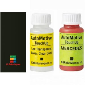 Kit corector vopsea cu pensula Mercedes 190 MB822 (Eibengruen), 64153, 081330, MB822, 6822, 822, DB822