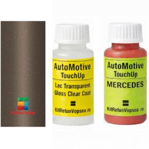 Kit corector vopsea cu pensula Mercedes 190 MB8477 (Chinchilla), 81078, 095674, MB8477, 8477, DB8477