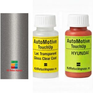 Kit corector vopsea cu pensula Hyundai 1t truck HY9619 (Warm Silver), HY9619, YK, INDHY9619
