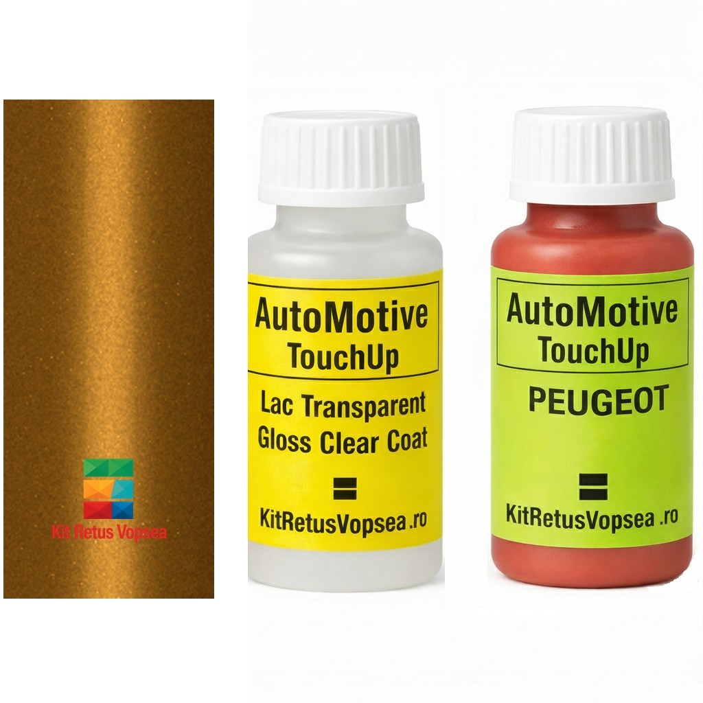 Kit corector vopsea cu pensula Peugeot 205 P9325 (Jaune Vermeer), 798301, P9325, EDX, EDXC, M0DX
