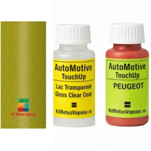 Kit corector vopsea cu pensula Peugeot 208 PEEQ (Jaune Agueda), PEEQ, EEQ, M0EQ