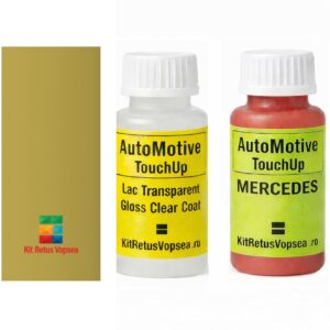 Kit corector vopsea cu pensula Mercedes 300SL MB618 (Mimosengelb), 18710, 075092, MB618, 618, DB618, 1618