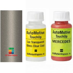 Kit corector vopsea cu pensula Mercedes 300SL MB702 (Rauchsilber), 42500, 099518, MB702, 702, 9702, CHDB0004, 0141, DB702