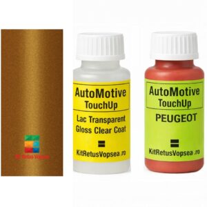 Kit corector vopsea cu pensula Peugeot 307 P9556 (Orange Salamanque), P9556, KHW, M0W9, W9M0