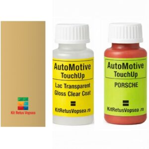Kit corector vopsea cu pensula Porsche 356 B POR6405 (Champagnegelb) ,16153, 061710, POR6405, 111, 6205, 6405, 6822, 747, R747
