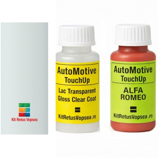 Kit corector vopsea cu pensula Alfa Romeo 4C AR214 (Bianco Alpi), AR214, 214, 214/B, 939657, S70026