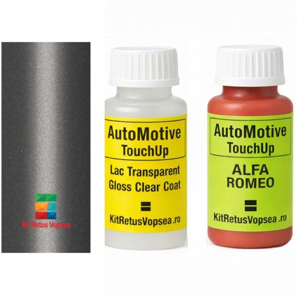Kit corector vopsea cu pensula Alfa Romeo 4C AR672 (Dark Silver), AR672, 672, 672/B, PDX, 210, 939659