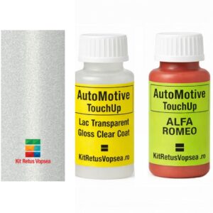 Kit corector vopsea cu pensula Alfa Romeo 4C AR825:13 (Carrara White), AR825:13, 825, 825/A, 939656