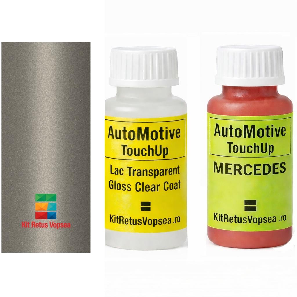 Kit corector vopsea cu pensula Mercedes 500SL MB702 (Rauchsilber), 42500, 099518, MB702, 702, 9702, CHDB0004, 0141, DB702