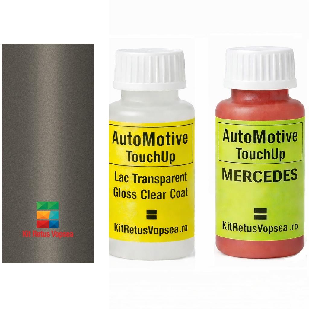 Kit corector vopsea cu pensula Mercedes 500SL MB7176 (Muschelgrau), 77378, 095735, MB7176, 7176, DB7176