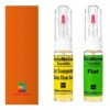 Kit retus vopsea touch-up Fiat 500 FI519 (Arancio Alessi)
