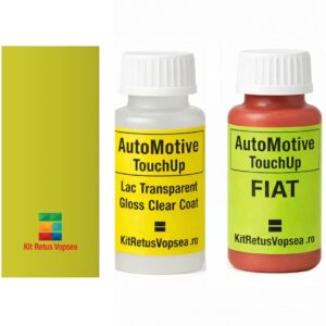 Kit corector vopsea cu pensula Fiat 500 FI878 (Acid Green), FI878, 878