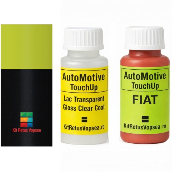 Kit corector vopsea cu pensula Fiat 500 FI900:18 (Comb. of 566 / 876), FI900:18, 900, 0SB, SB