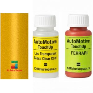 Kit corector vopsea cu pensula Ferrari 612 Scaglietti FER9011 (Giallo), FER9011, 159752, 924346