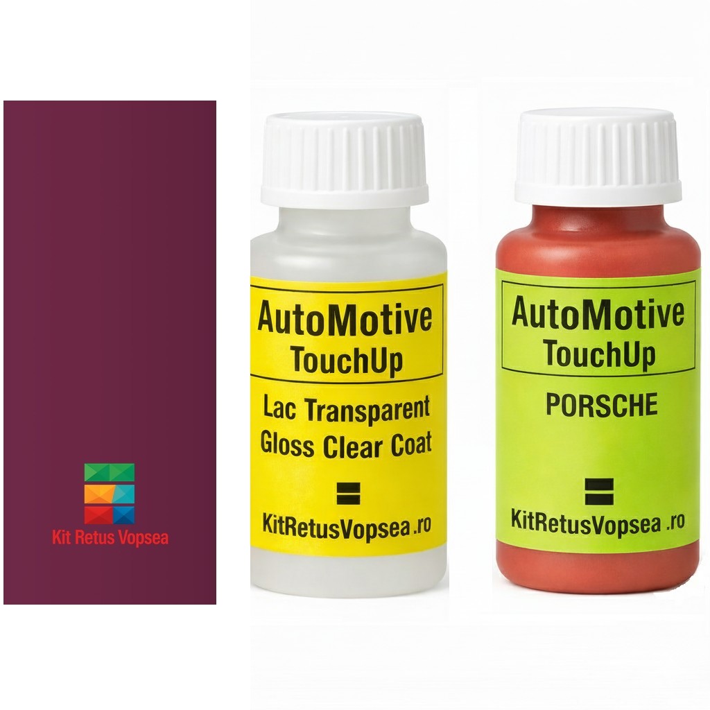 Kit corector vopsea cu pensula Porsche 718 Spyder PORM4B (Ruby Star Neo) ,PORM4B, L-M4B, LM4B, M4B