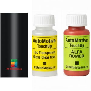 Kit corector vopsea cu pensula Alfa Romeo 75 AR4492 (Nero), 087311, AR4492, 803, C466, C568