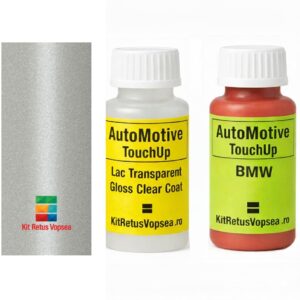 Kit corector vopsea cu pensula BMW 8 Series BMWA96 (Mineralweiss), BMWA96, 490, A96, WA96, 91330, INDBMWA96, WC6A, 923511