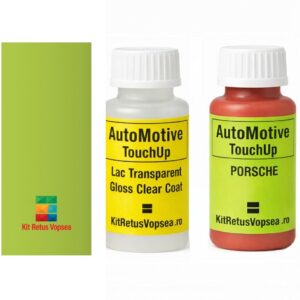 Kit corector vopsea cu pensula Porsche 911 POR260 (Daphnegruen) ,62931, 075154, POR260, 206, 260, P6, Y8, P6V9, P6P6