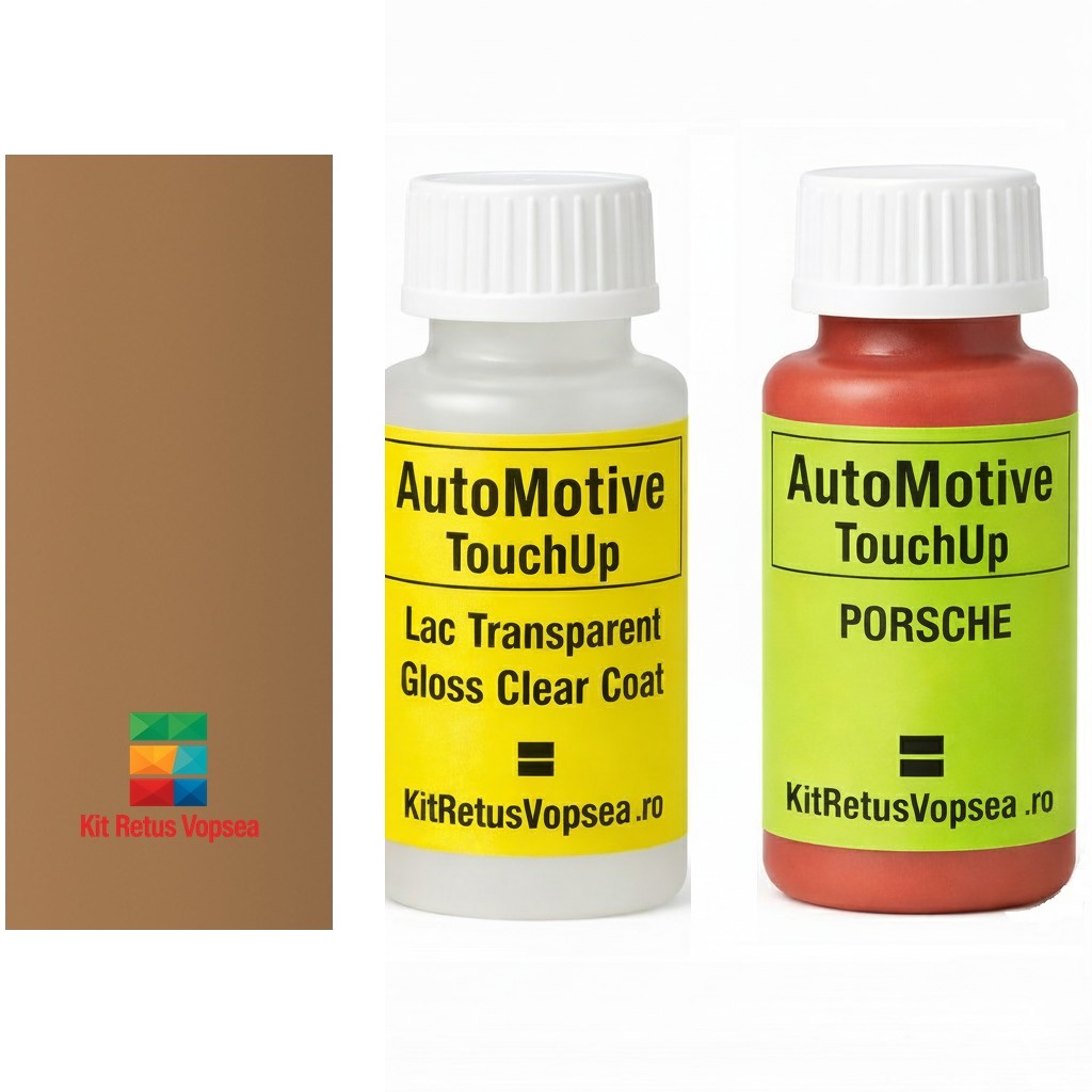 Kit corector vopsea cu pensula Porsche 911 POR502 (Kaschmirbeige) ,18787, 077316, POR502, 502, D1, D1D1, D1V9