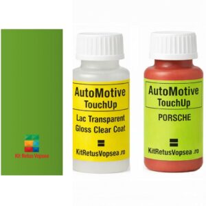 Kit corector vopsea cu pensula Porsche 911 PORM6B (Lizard Green) ,PORM6B, M6B, R3, R3R3, 65288, 1H1H, 1H