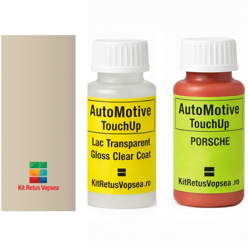 Kit corector vopsea cu pensula Porsche 918 POR51A (Cremeweiss) ,POR51A, 51A, T2, T2T2