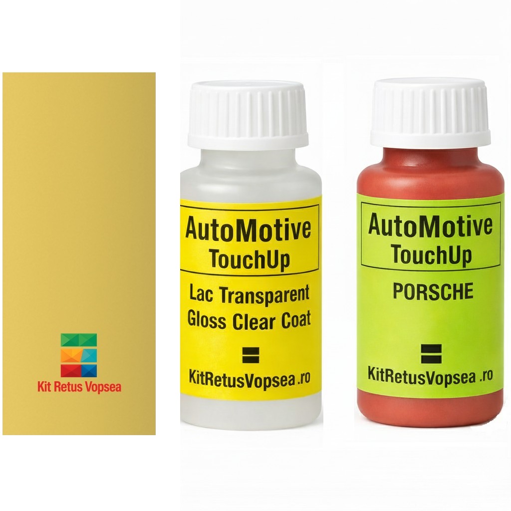 Kit corector vopsea cu pensula Porsche 924 POR10W (Limonengelb) ,085522, POR10W, 10W, B1