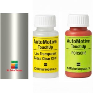 Kit corector vopsea cu pensula Porsche 928 POR936 (Silber) ,42204, 091414, POR936, 80, 8010, 8080, 936, S7, Z2, Z2V9, Z2Z2