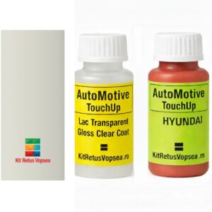 Kit corector vopsea cu pensula Hyundai Accent HY4656 (Snow White), HY4656, 1497